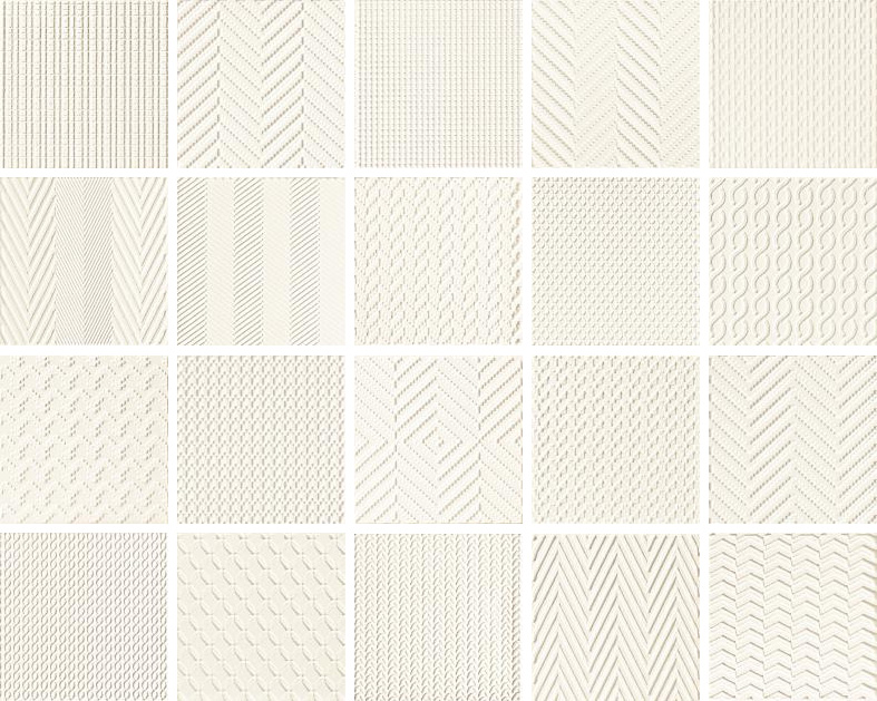 Купить Tubądzin D-Elementary Patch White STR 14,8x14,8 