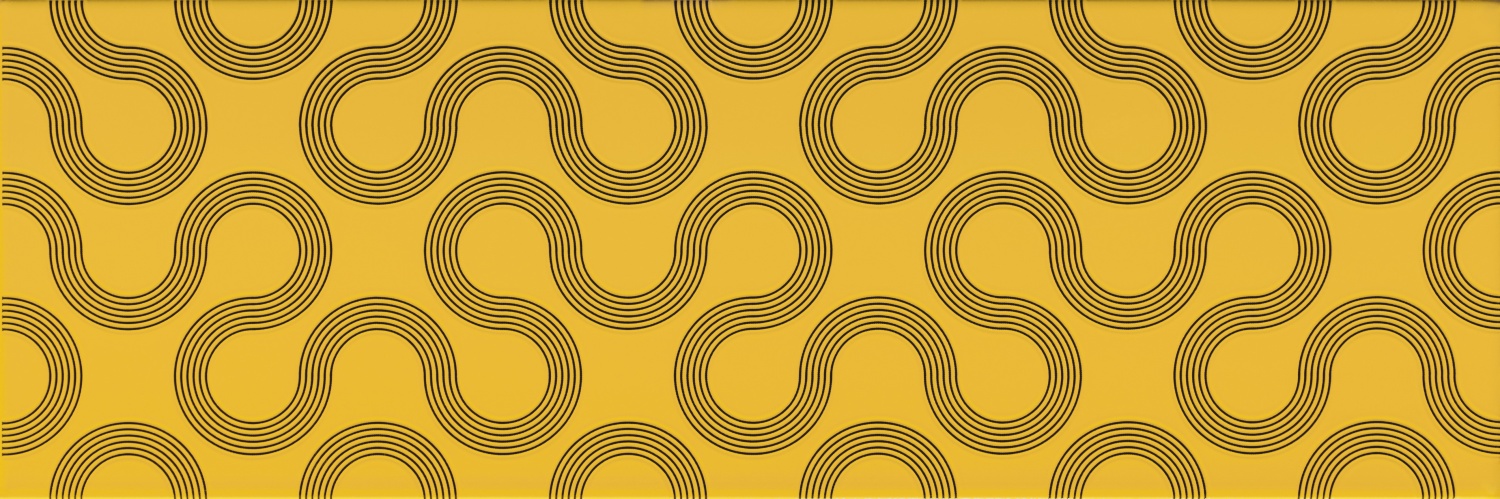 Купить Mei (Meissen) Spin Yellow-Black Geo 25x75 