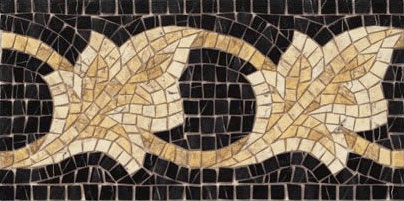 Купить Vives Iliada Cenefa Afrodita Negro 21,7x43,5 