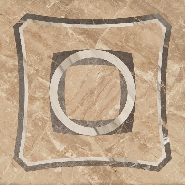 Купить Coliseum Портофино Беж Вставка Интарсио Лапп 45x45 