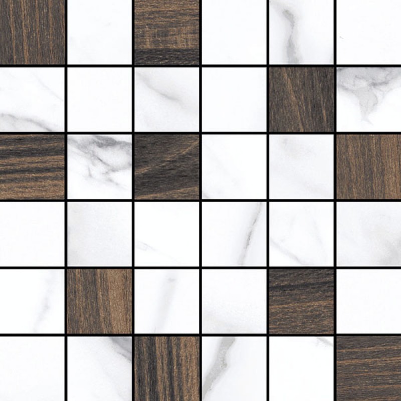 Купить Cerdomus Extremewhite St Fl Msc. 48 Mix Brown 30x30 