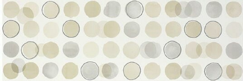 Купить Marazzi Color Up Decoro Pois Bianco/Grigio/Nero 32,5х97,7 