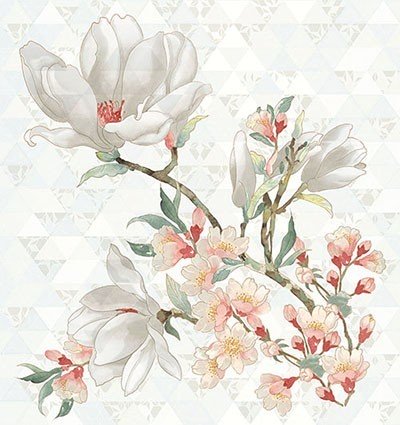 Купить Kerlife Rus Primavera Magnoia Bianco 75,3х70,9 