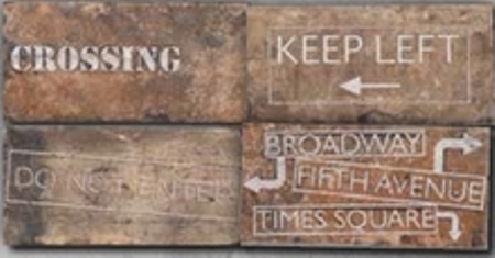 Купить Cir New York Road Signs Mix Chelsea 10х20 