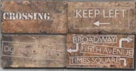 Купить Cir New York Road Signs Mix Chelsea 10х20 