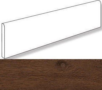 Купить Atlas Concorde Oak Reserve Dark Brown Battiscopa 7.2x60 