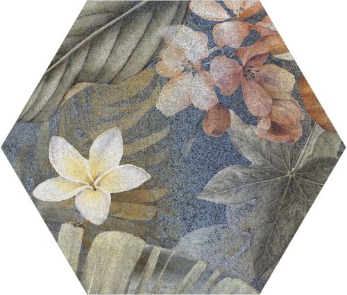 Купить ITT Hibiscus Hexa Blue Matt 23,2x26,7 