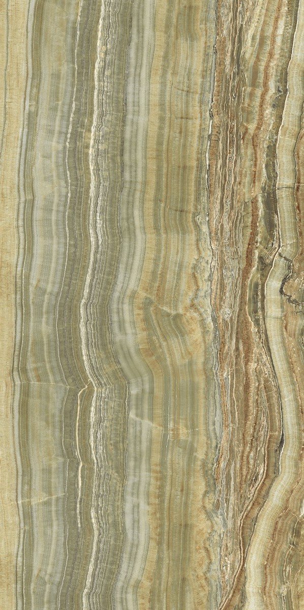 Купить Ariostea Ultra Onice Green Onyx Vein Cut Lucidato Shiny (6mm) 75x150 