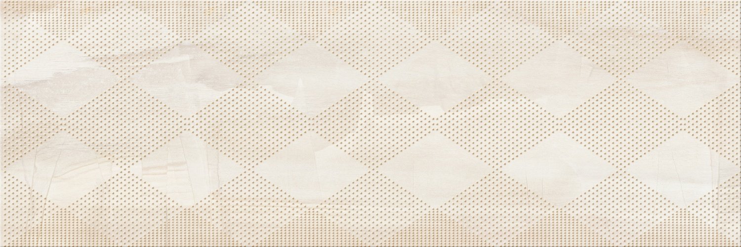 Купить Mei (Meissen) Вставка Simple Stone Inserto Geo B Бежевый  25x75 