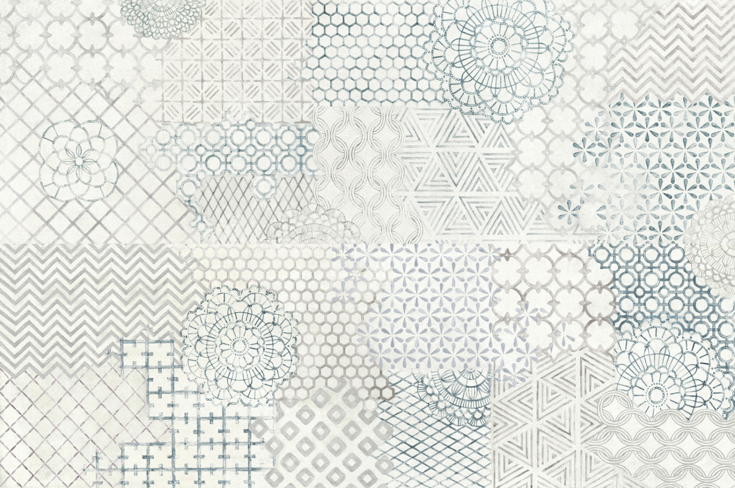 Купить Marazzi Fresco Rif. Light Pencil Shadow Decoro Crochet 32.5x97.7 