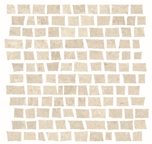 Купить Cir&Serenissima Costruire Random Metallo Bianco 30х30 