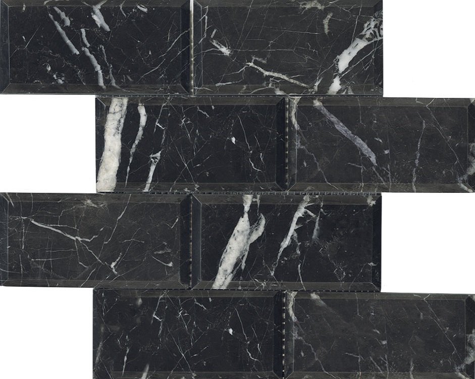 Купить L'antic Colonial Stone Mos Athena Negro Marquina Pulido 30,7х30,7 