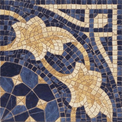 Купить Vives Iliada Cantonera Laertes Azul 43,5x43,5 