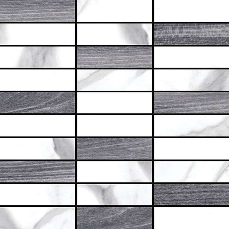 Купить Cerdomus Extremewhite St Fl Msc. Brick Mix Grey 30x30 