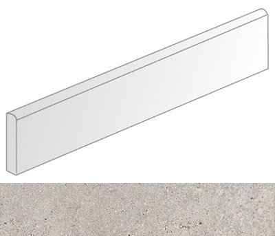 Купить Vives Ribadeo Rodapie Gris 9,4x30 