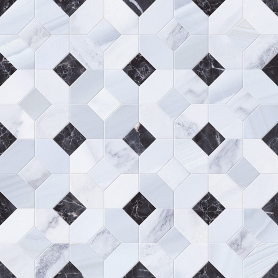 Купить Gayafores Statuario Mosaico Abadía Perla 45х45 