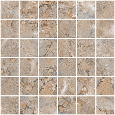 Купить Vitra Мозаика Marble-X Дезерт Роуз Терра Лаппато Ректификат 5х5 30х30 