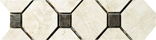Купить FLAMINIA OCTAGON BORDER (BIANCO/ NERO) 10х32 