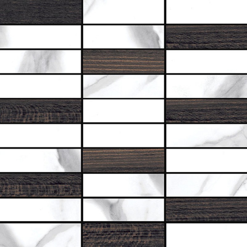Купить Cerdomus Extremewhite St Fl Msc. Brick Mix Brown 30x30 