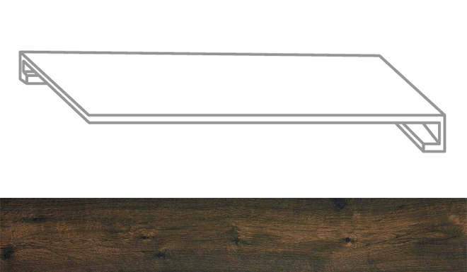 Купить Marazzi Treverkhome Quercia Angolare SX MK3G 32.5х120х4 