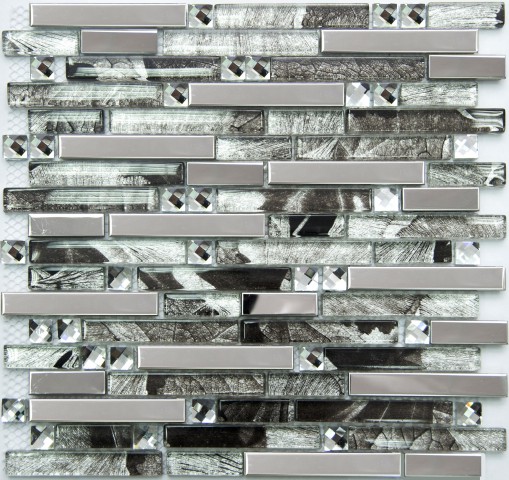 Купить NS Mosaic Metal Ms-623 Метал Стекло (15*48*98*8) 29,8x30,5 