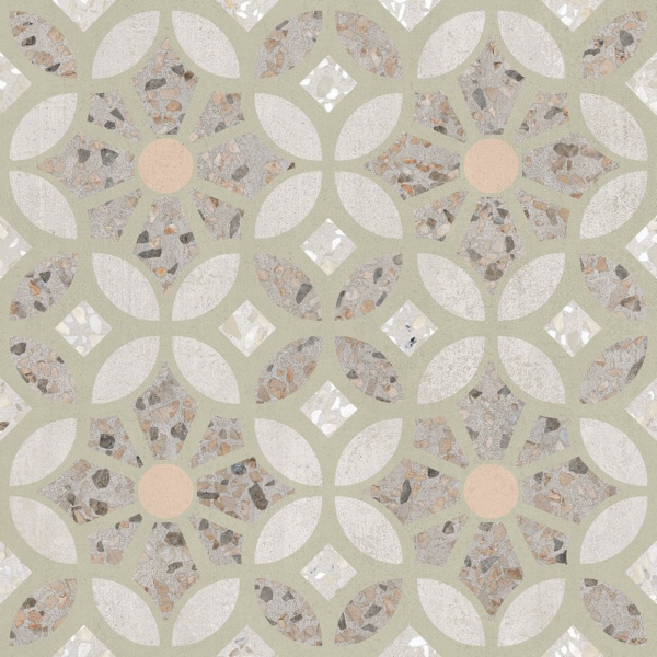 Купить Vitra Beton-X Beton-Terrazzo Декор Пэчворк 7ЛПР 60x60 (микс паттернов) 