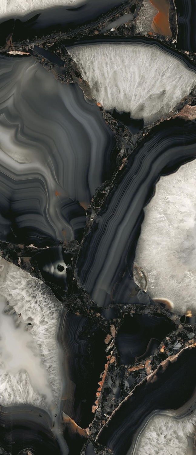 Купить Emil Ceramica Tele Di Marmo Precious Agate Black Lapp  120×278 