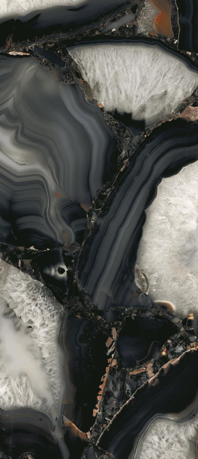 Купить Emil Ceramica Tele Di Marmo Precious Agate Black Lapp  120×278 