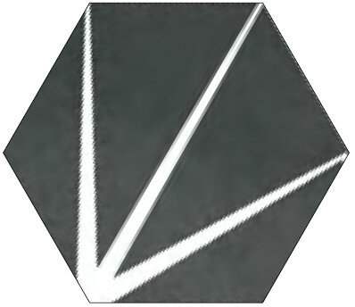 Купить Apavisa Starline Black Natural Hexagon 25x29 
