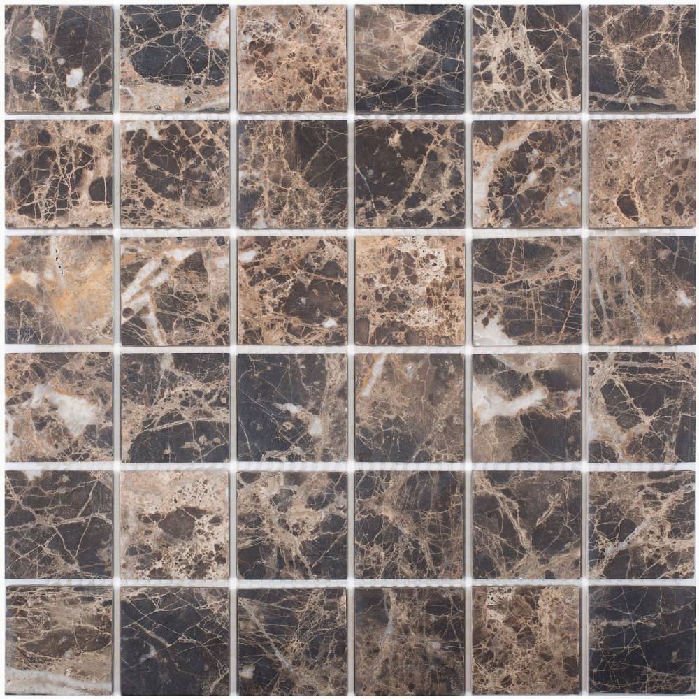 Купить Starmosaic Wild Stone 4,8х4,8 Dark Emperador Matt JMST071 30,5х30,5 