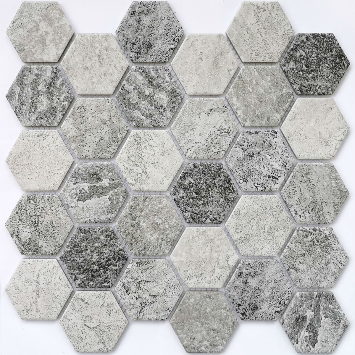 Купить Bonaparte Мозаика керамическая Olmeto Grey 5,1х5,9 28,2х27,1 