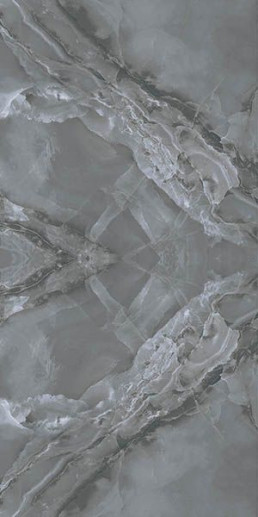 Купить Kutahya Marea Dark Grey Book Match Rectified Parlak Nano 120x240 