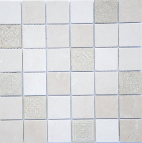 Купить Caramelle Art Botticino MAT 8mm 48x48x8 30x30x0,8 