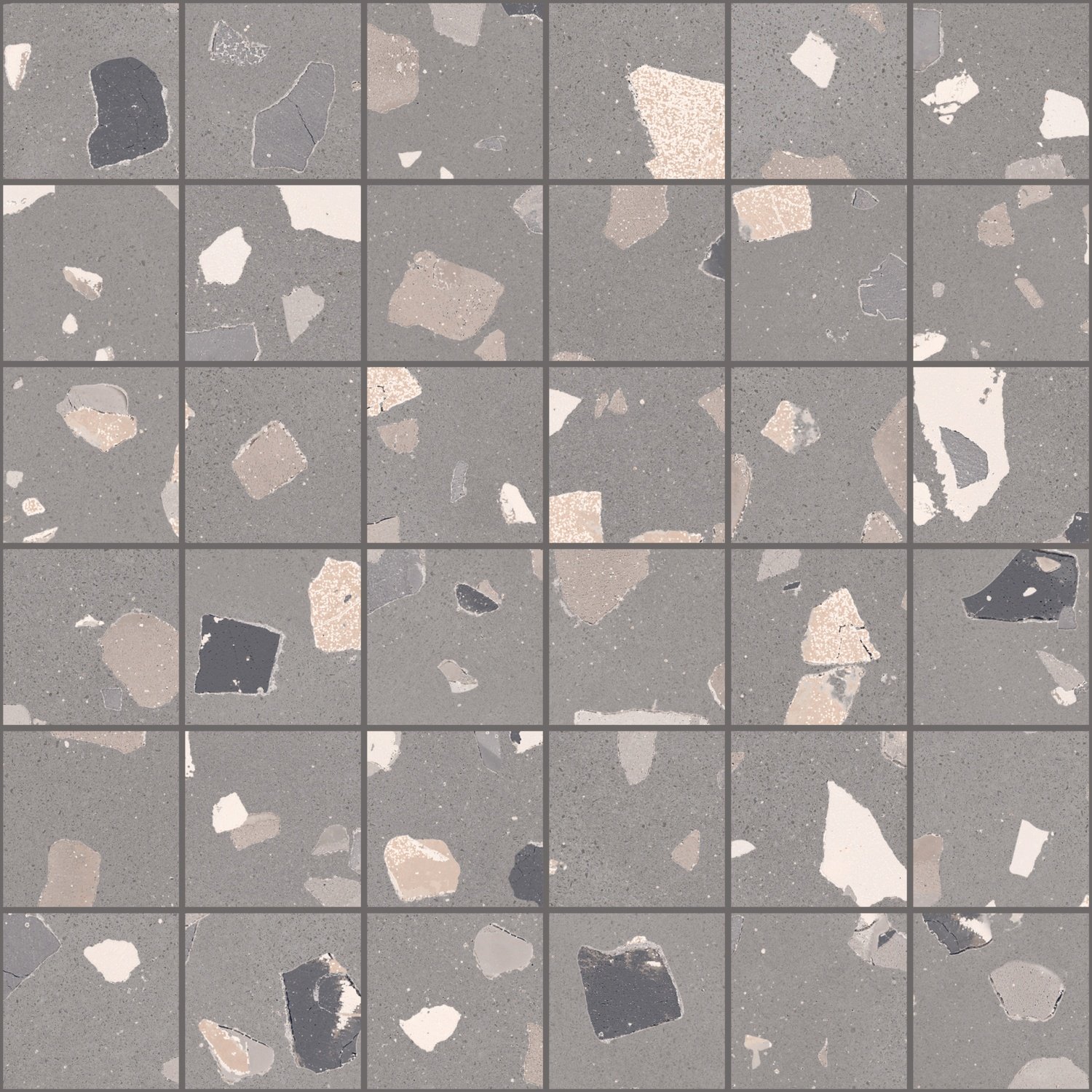 Купить Sant'Agostino Deconcrete Mos De-Medium Grey 30x30 