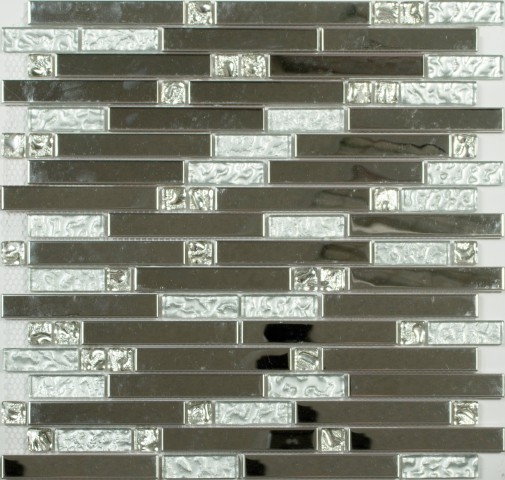 Купить NS Mosaic Metal Ms-605 Метал Стекло (15*48*98*6) 30,5x29,8 