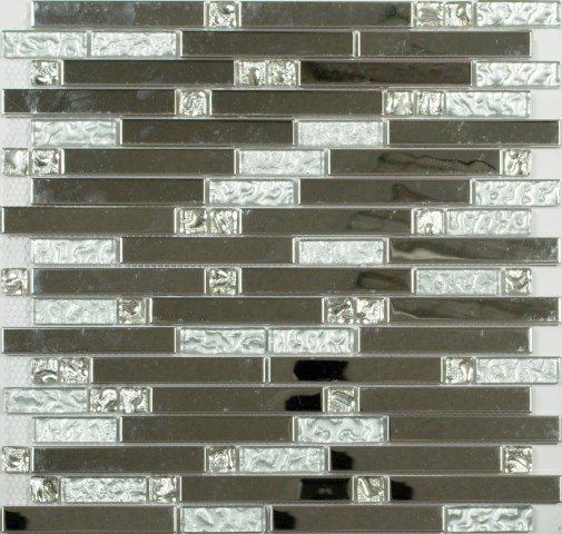 Купить NS Mosaic Metal Ms-605 Метал Стекло (15*48*98*6) 30,5x29,8 