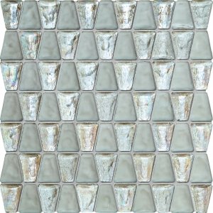 Купить Tubadzin Mozaiki Drops Glass White 30,4х30,6 