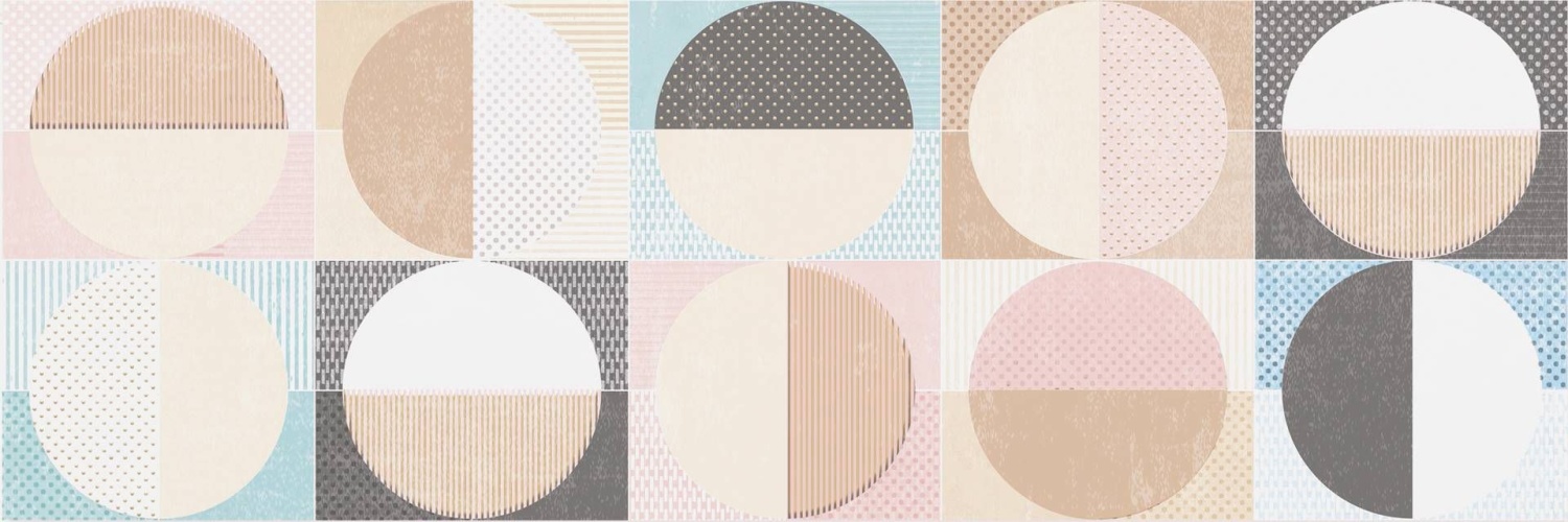 Купить Cifre Cromatica Decor Circles Cold 25x75 