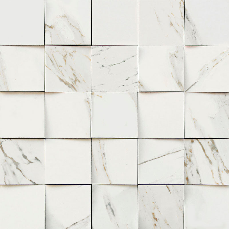 Купить Mirage Jewels Calacatta Reale Mosaico 3D JW 02 Luc 28х28 