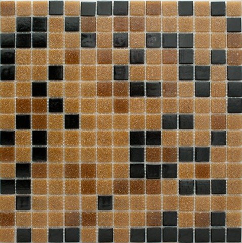 Купить NS Mosaic Econom Mix8 Стекло Черно-Коричневый (Бумага) (20*20*4) 32,7x32,7 