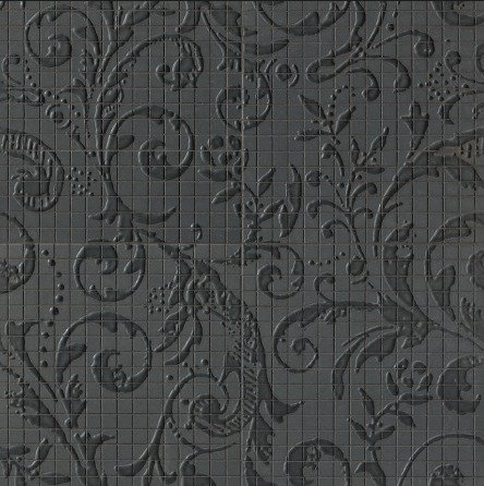 Купить Fap Mosaici Dark Side Damasco Black Matt 60X60 