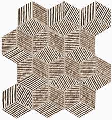 Купить FAP Lumina Glam Taupe Cube Mosaico 22.5x26 