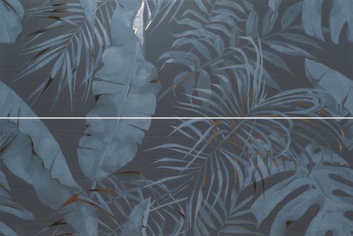 Купить Ape Silk Decor Set(2) Lost Paradise Blue 40x120 