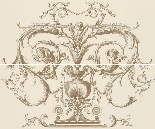 Купить Emil Ceramica Versailles Decoro Versailles 25x60 (comp. 2 pz.) 