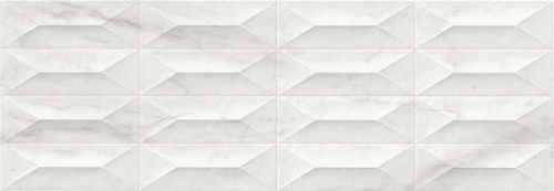 Купить Marazzi Italy Marbleplay White Struttura Gem 3D Rett. 30х90 