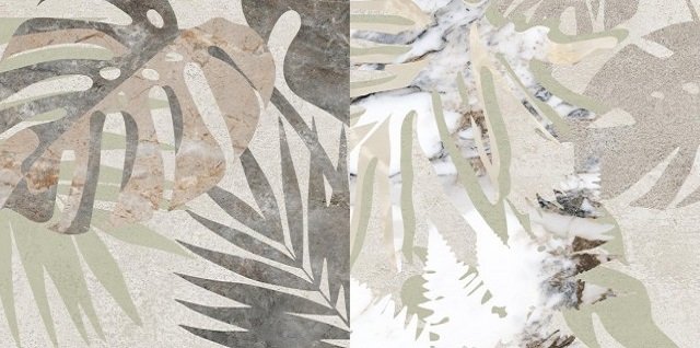 Купить Vitra Декор Marble-Beton Цветочный Лаппато Ректификат 30х60 