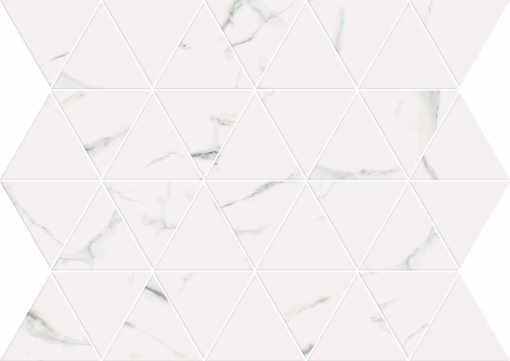 Купить Flaviker Supreme Wide Mos. Triangoli Pure St 34X26 