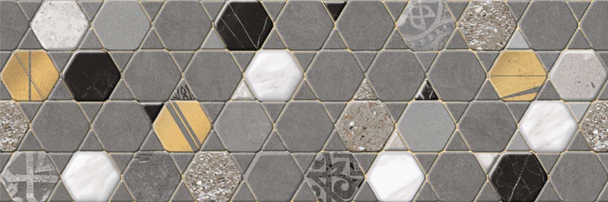 Купить Colortile Cemento Ash Crystal Decor 30x90 