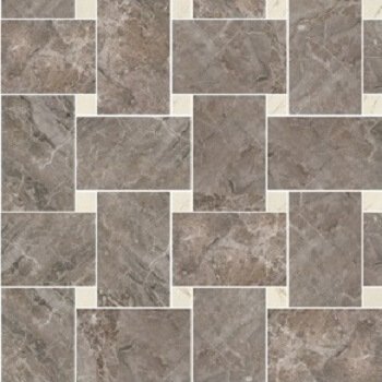 Купить Gardenia Orchidea Marble Mos. Intrec. Grigio-bianco Nat/Lap 29,1х29,1 