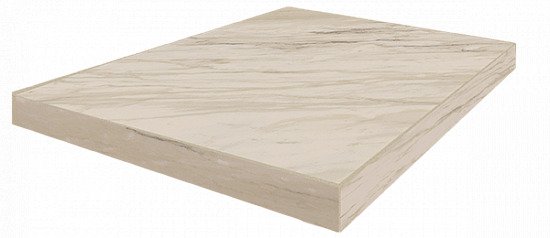 Купить Coliseum Портофино Белый Ступень 45 Угл. Лев. Лапп 33x45 